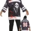 Fun World Ghost Face Mask And Hockey Jersey - Adult Costume