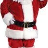 Fun World Regency Plush Santa Suit - Red