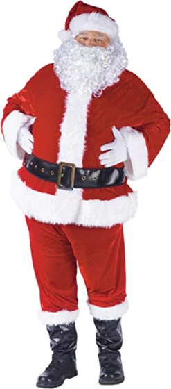 Fun World Velour Santa Suit