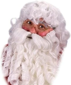 Fun World Deluxe Santa Beard & Wig Set
