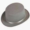 Fun World Felt Top Hat - Grey