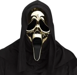 Fun World Ghost Face - Golden - Adult Mask