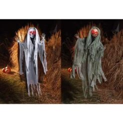 Fun World 48" Moanin', Movin' Reaper/Pumpkin Decor -Fun World 91533t