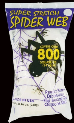 Fun World Super Stretch Spider Webs 800 Sq. Ft.