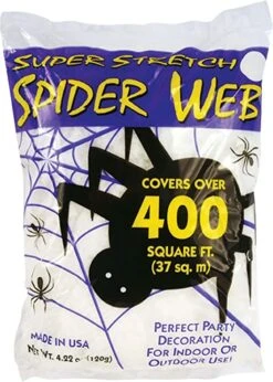 Fun World Super Stretch Spider Webs 400sq Ft