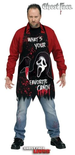 Fun World Ghost Face Horror Apron