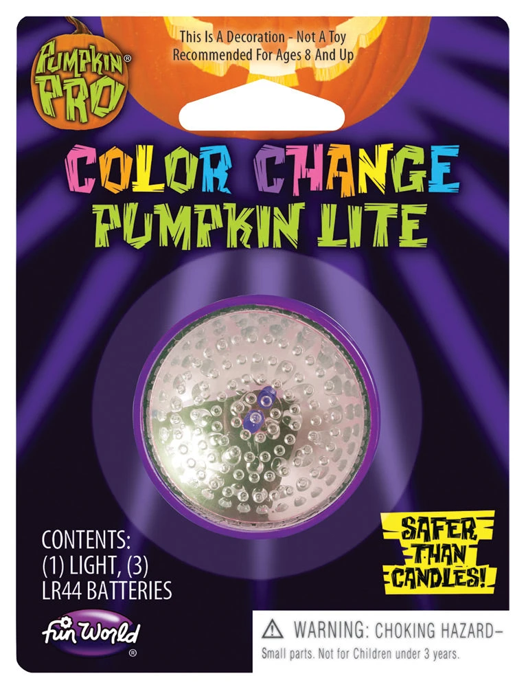 Fun World Color Change Pumpkin Light 1 Fun World Color Change Pumpkin Light