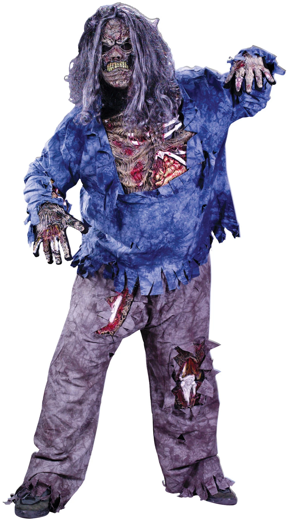 Fun World Zombie Adult Costume Plus Size 1 Fun World Zombie Adult Costume Plus Size