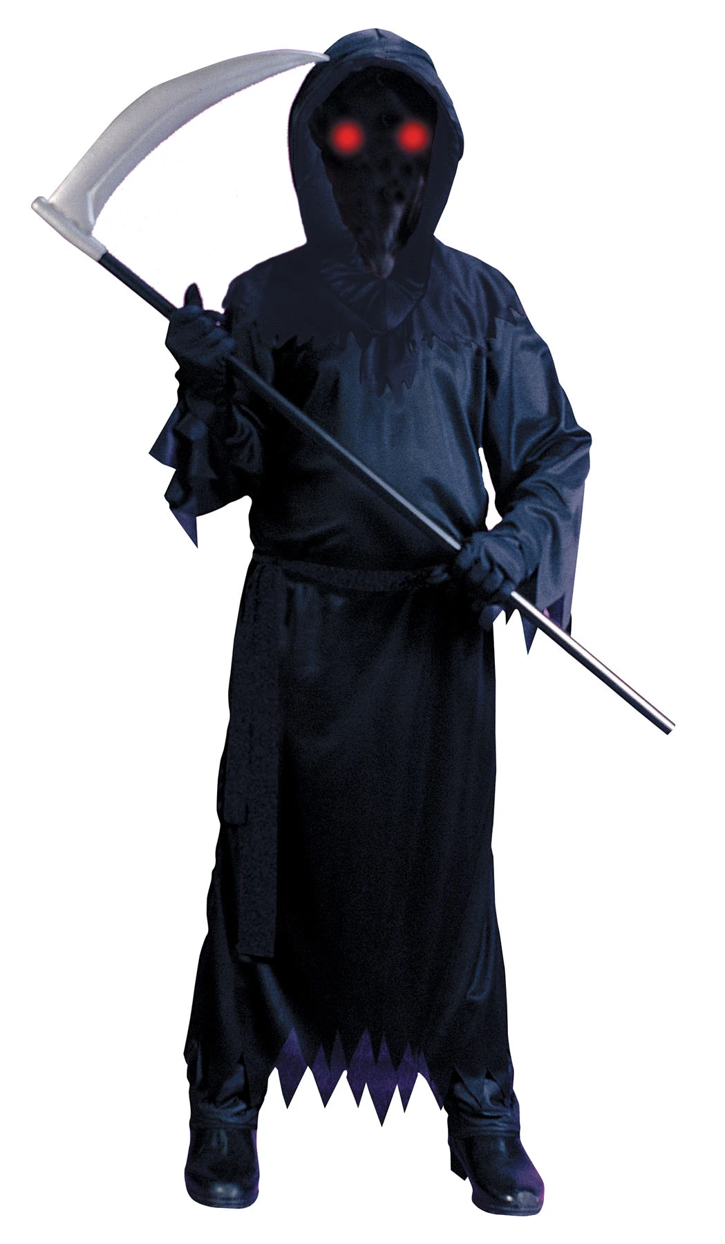 Fun World Black Reaper With Light Up Eyes, Child Costume 1 Fun World Black Reaper With Light Up Eyes, Child Costume