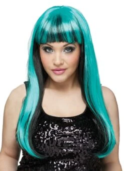 Fun World Natural 'N Neon Wig