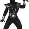 Fun World Silver Mirror Ninja Child Costume