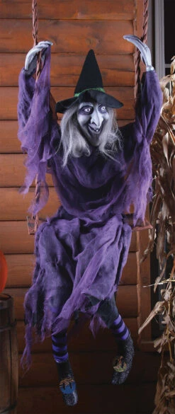 Fun World Witch 60-inch Swinging Prop