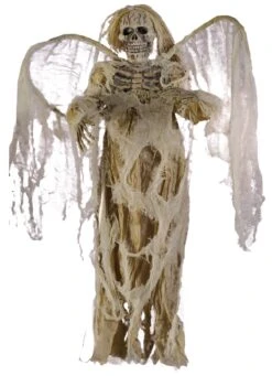 Fun World Hanging Angel Of Death Ivory Halloween Decor