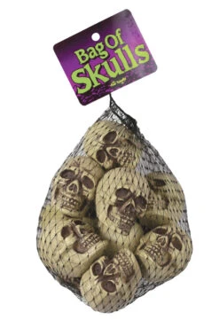 Fun World Bag Of Skulls - 12 Pieces