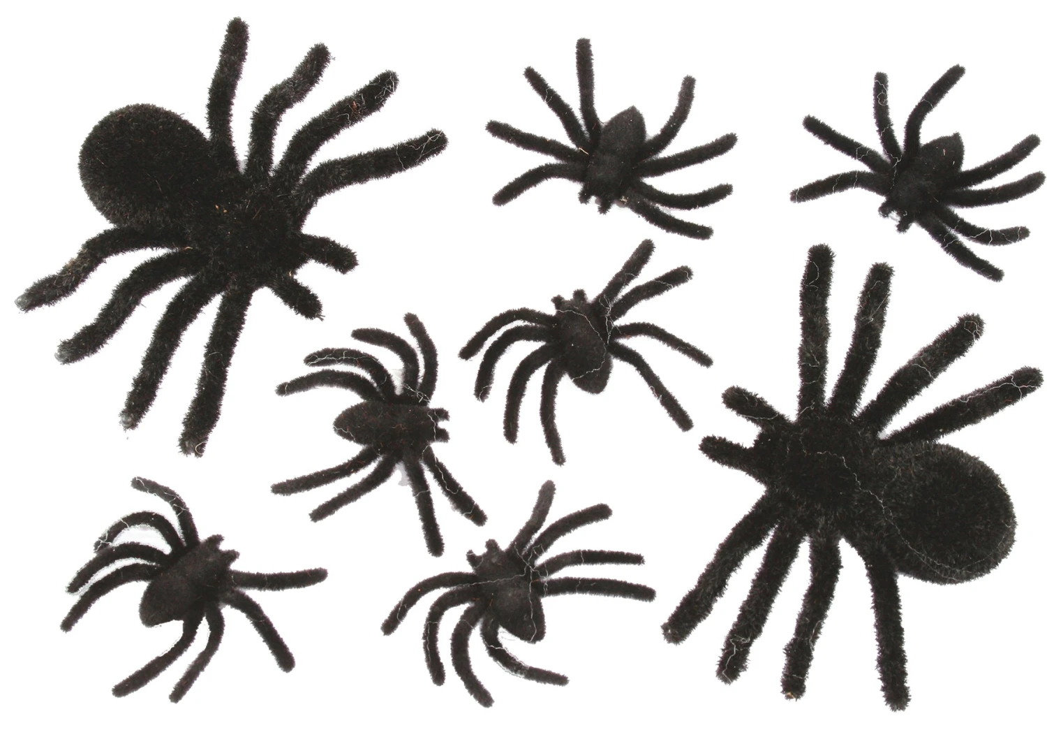 Fun World Spider Family 8 Card Black Fuzzy 1 Fun World Spider Family 8 Card Black Fuzzy