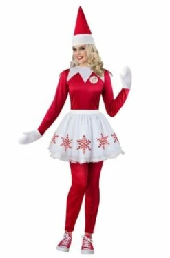 Fun World Female Elf On The Shelf Costume