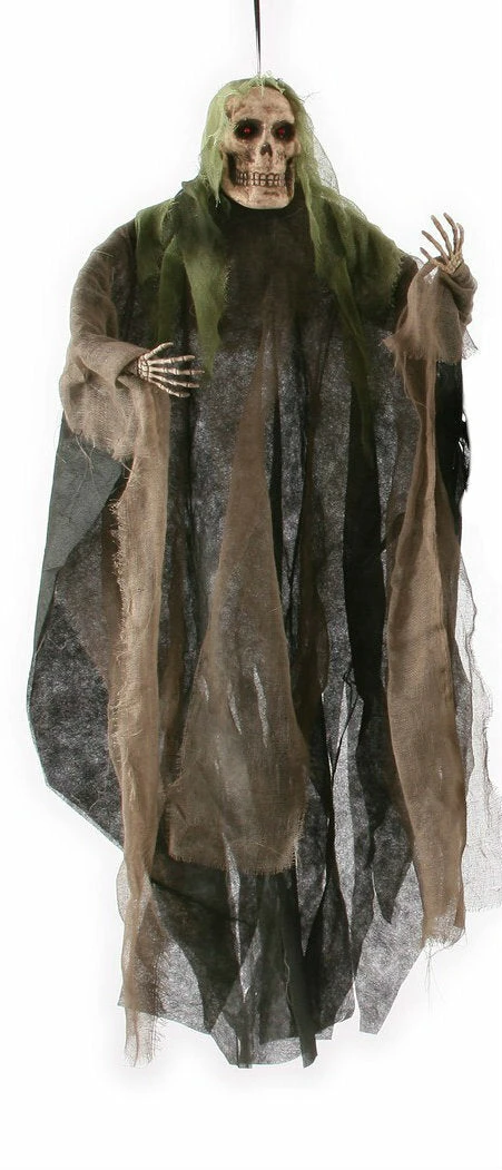 Fun World 36" Reaper With Green Shroud Decor 1 Fun World 36" Reaper With Green Shroud Decor