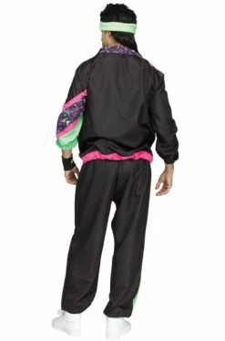 Fun World 80's Male Track Suit Adult Costume -Fun World img proxy 44dace68 d259 42be 93a4 22490873c21c