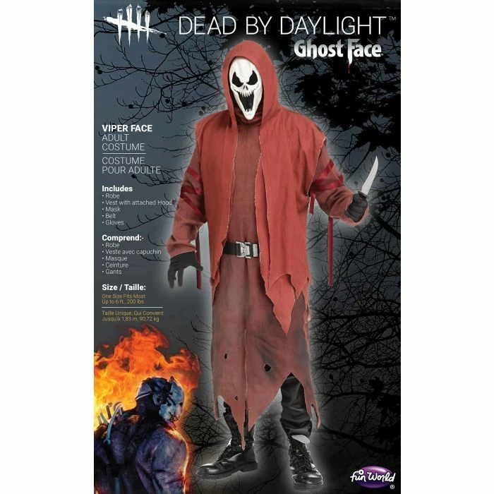 Fun World Dead By Daylight - Viper Face Costume 3 Fun World Dead By Daylight - Viper Face Costume - Image 3