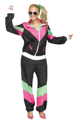 Fun World 80's Track Suit Adult Costume