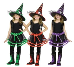Fun World Ribbon Witch Hat & Tutu Set