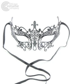 Fun World Metal Fleur De Lis Eye Mask