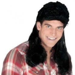 Fun World Red Neck Super Mullet Wig