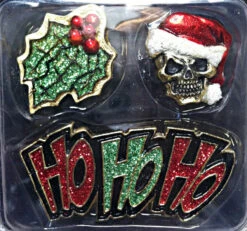 Fun World Bling Santa Rings - Ho Ho Ho