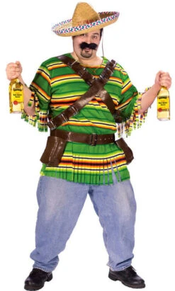 Fun World Tequila Dude Drinking - Plus Size